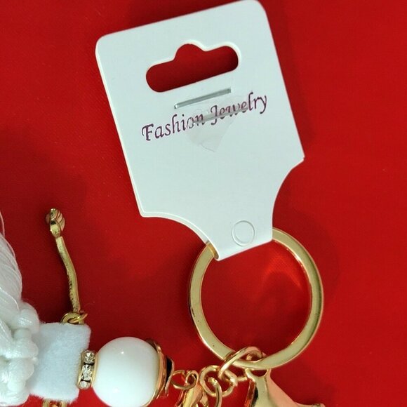 Fashion Jewelry Moveable Lady Purse Charm Keychain - Picture 6 of 8